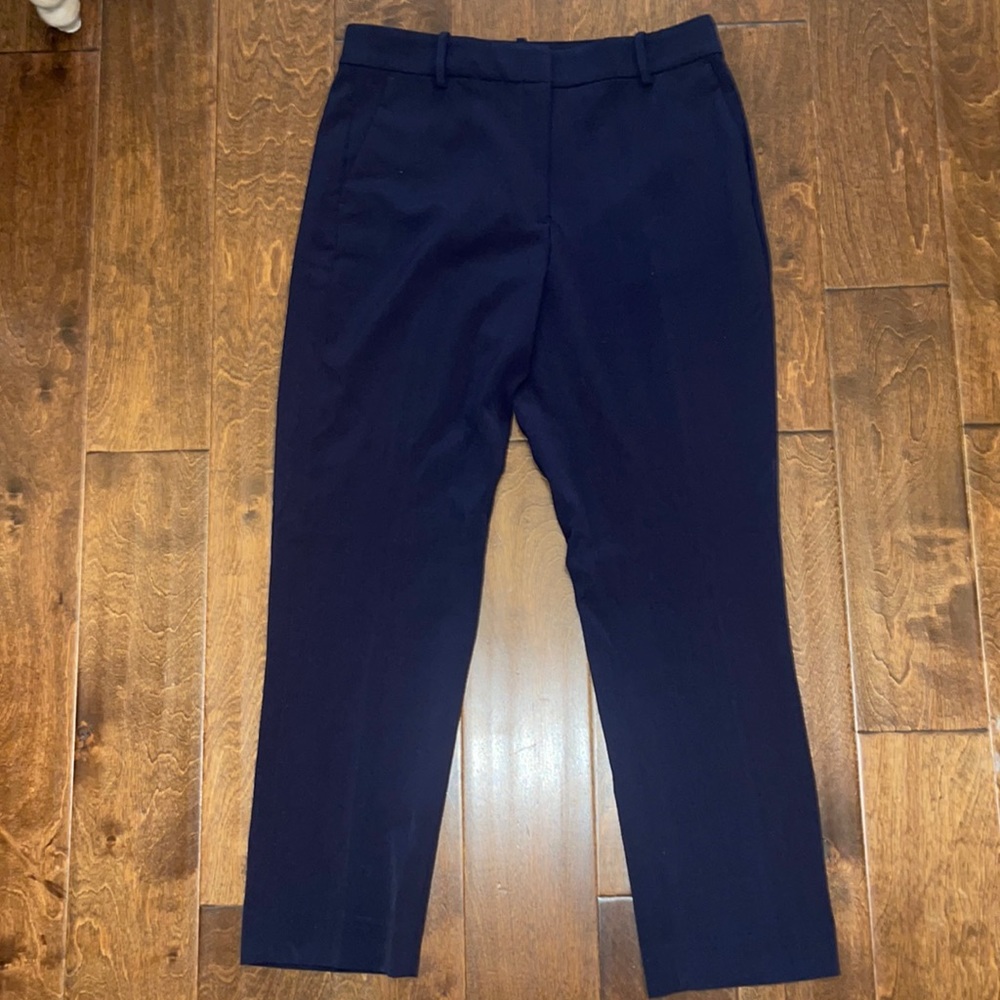 NWT J. Crew Classic Skinny Work Pants - navy - size 8